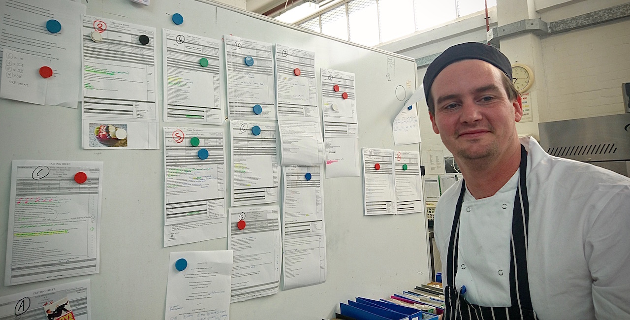 South African, Dylan ?, with his schedule behind. He and his team catered for 2,125 people the week I was there.