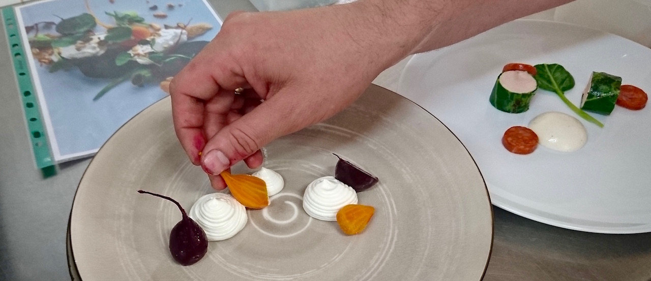 BS - Plating beetroot dish 2